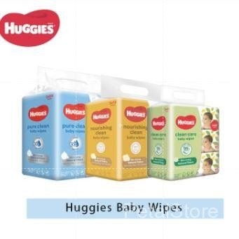 [Bundle of 3]Huggies  Baby Wipes ***3 types***Total get 9X 64s/72s/80s