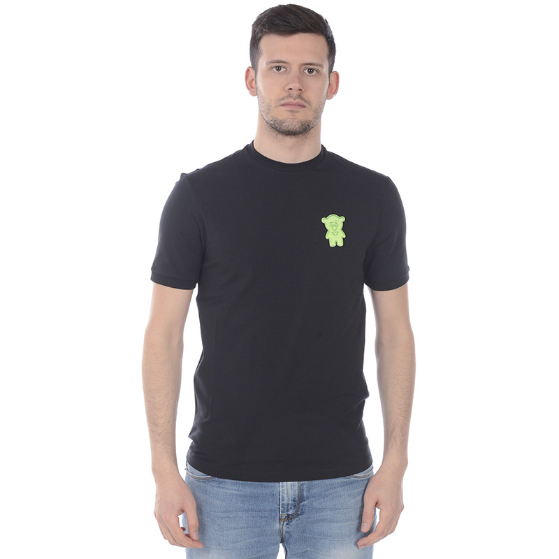 เสื้อยืดแขนสั้น Armani แบบคลาสสิกและเรียบง่าย สำหรับผู้ชาย รุ่น 3H1T8E1J91Z