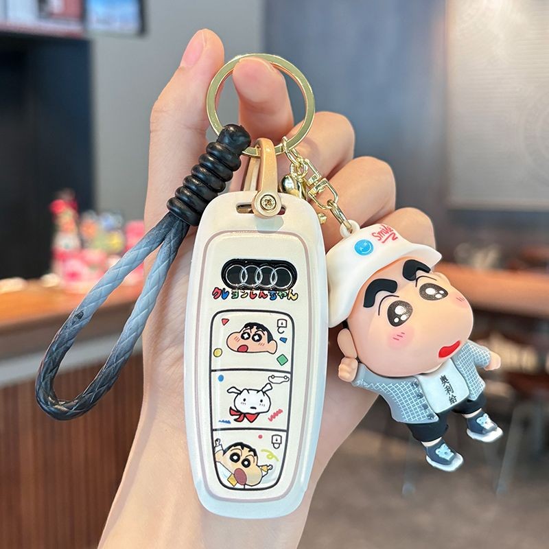 ฝาครอบกุญแจ Audi q2l a6l q3 a4l รถ 24 ประเภท q5l a3l a5 a7l tt q4etron หัวเข็มขัด S3 เปลือก