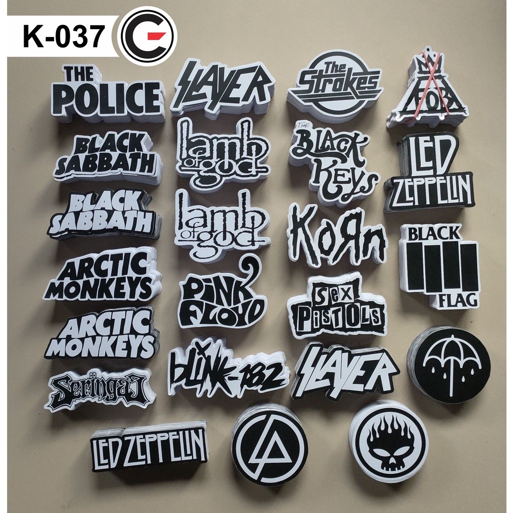 สติ๊กเกอร์แพ็ค 23 ชิ้น Music Series Motif