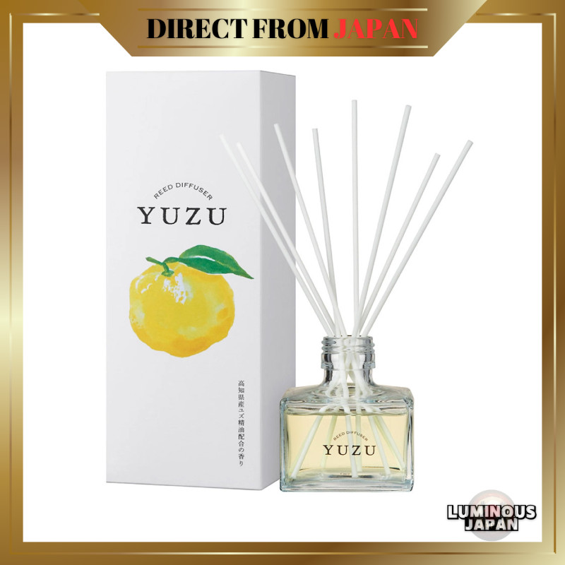 Daily Aroma Kochi Prefecture Yuzu Deodorizing Reed Diffuser Yuzu Scent (120mL) Daily Aroma Japan Mad
