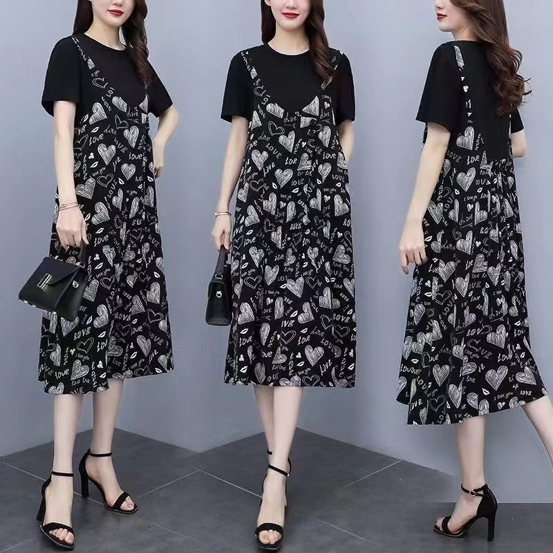no1shop แฟชั่นผู้หญิง เสื้อกั๊กหลวมๆ สบายๆ J <กระโปรงชิ้นเดียว> กระโปรงหลวมๆ ชุดนักเรียน