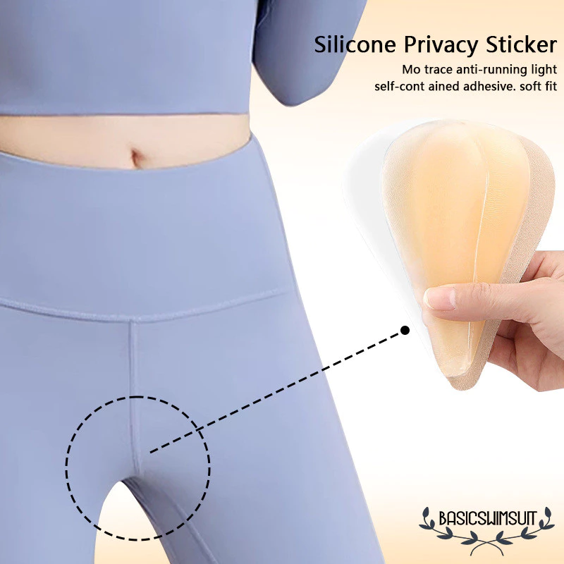 🧡Basic swimsuit💛 แผ่นซิลิโคน บิกินี่ ใหม่รูปตัว Y Private silicone patch ปกปิดรอยนูน สำหรับผู้หญิง S-L
