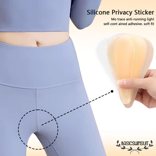 🧡Basic swimsuit💛 แผ่นซิลิโคน บิกินี่ ใหม่รูปตัว Y Private silicone patch ปกปิดรอยนูน สำหรับผู้หญิง S-L