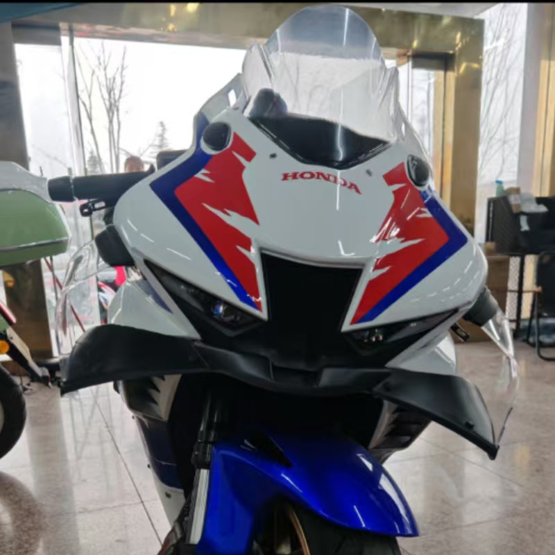 Wing Let สปอยเลอร์ด้านหน้า Stablizer สําหรับ HONDA CBR1000RR SP 2023 รถจักรยานยนต์ตกแต่ง Fairing Winglet Air Deflector CBR 1000 RRR