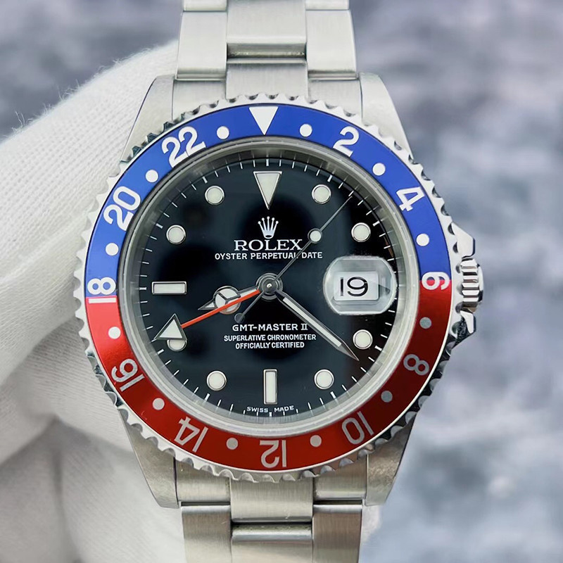Rolex Rolex Greeny Series 16710 Red Blue Cola Ring GMT Dual Time Watch Male