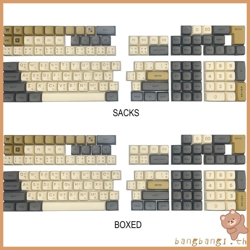 ปุ่มกด Bangb XDA พร้อมปุ่มกดภาษาไทยที่ไม่ซ้ําใครสําหรับคีย์บอร์ดเชิงกล ปุ่มกดภาษาไทยที่ไม่ซ้ําใคร ธี