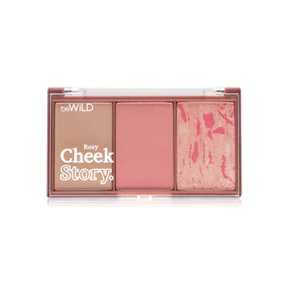 บีไวลด์ beWiLD Cheek Story 10g ผลิตภัณฑ์ตกแต่งพวงแก้ม 3in1 ที่มีทั้ง ไฮไลท์, บลัชออน, คอนทัวร์ครบจบตลับเดียว.