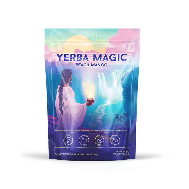 ✨Yerba Magic - Yerba Mate ผงชาละลายทันที, เครื่องดื่ม 3 ใน 1 ซุปเปอร์ - ทําความสะอาดพลังงาน หมอกสมอง