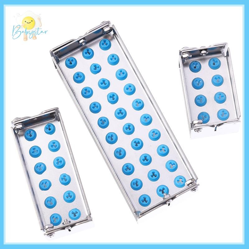 [Inthehot-t] Dental Bur Holder Autoclave Sterilizer Case Endo File Disinfection Box Organizer [ใหม่]