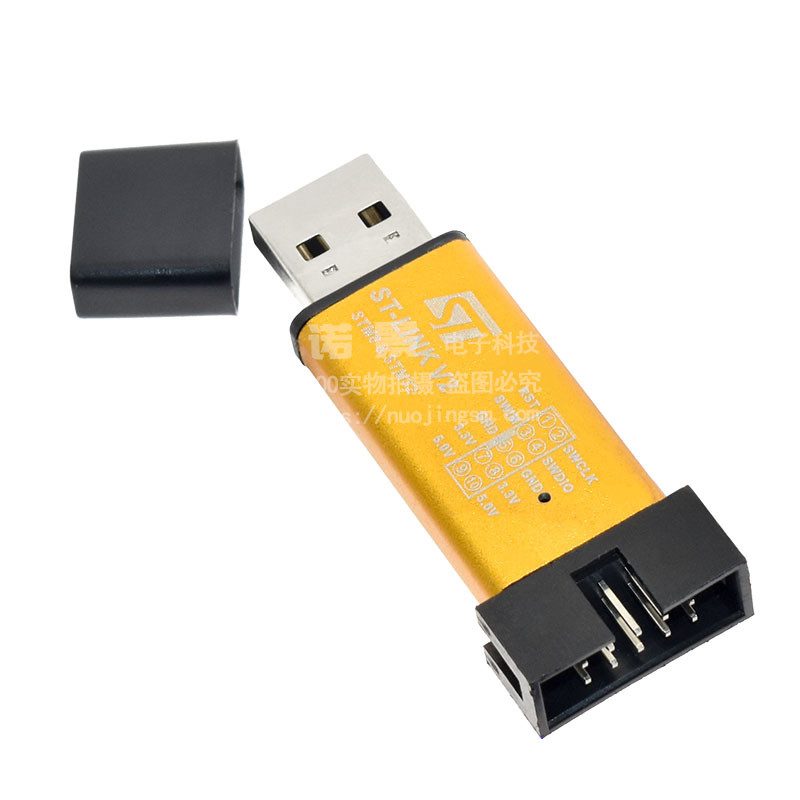 ST-LINK V2 STM8/STM32 จําลองอุปกรณ์โปรแกรมเมอร์ stlink Downloader Line Burner Tester