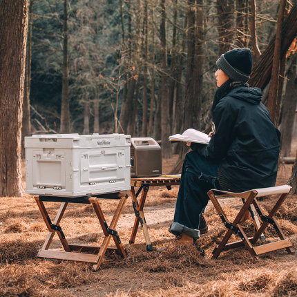 Naturehike เก้าอี้ตกปลาแบบพกพา Rosewood Sketch Design