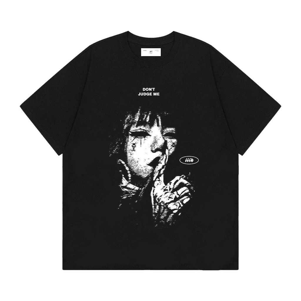 KATUN HEARTNESS เสื้อยืดสตรีทแวร์สําหรับผู้ชายและผู้หญิง Dont Judge Me | เสื้อยืดวินเทจ Unisex ผ้าฝ้