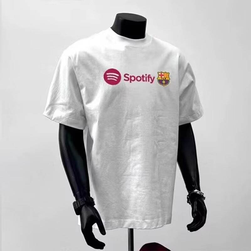 COD 2025 Heavyweight 100% Cotton Short Sleeve T-Shirt Men and Women Football Sports Casual Round Nec