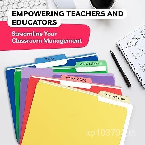 โฟลเดอร์ 30ตัวอักษรManila Folder Paper PCS1/3size โฟลเดอร์ VS4Z