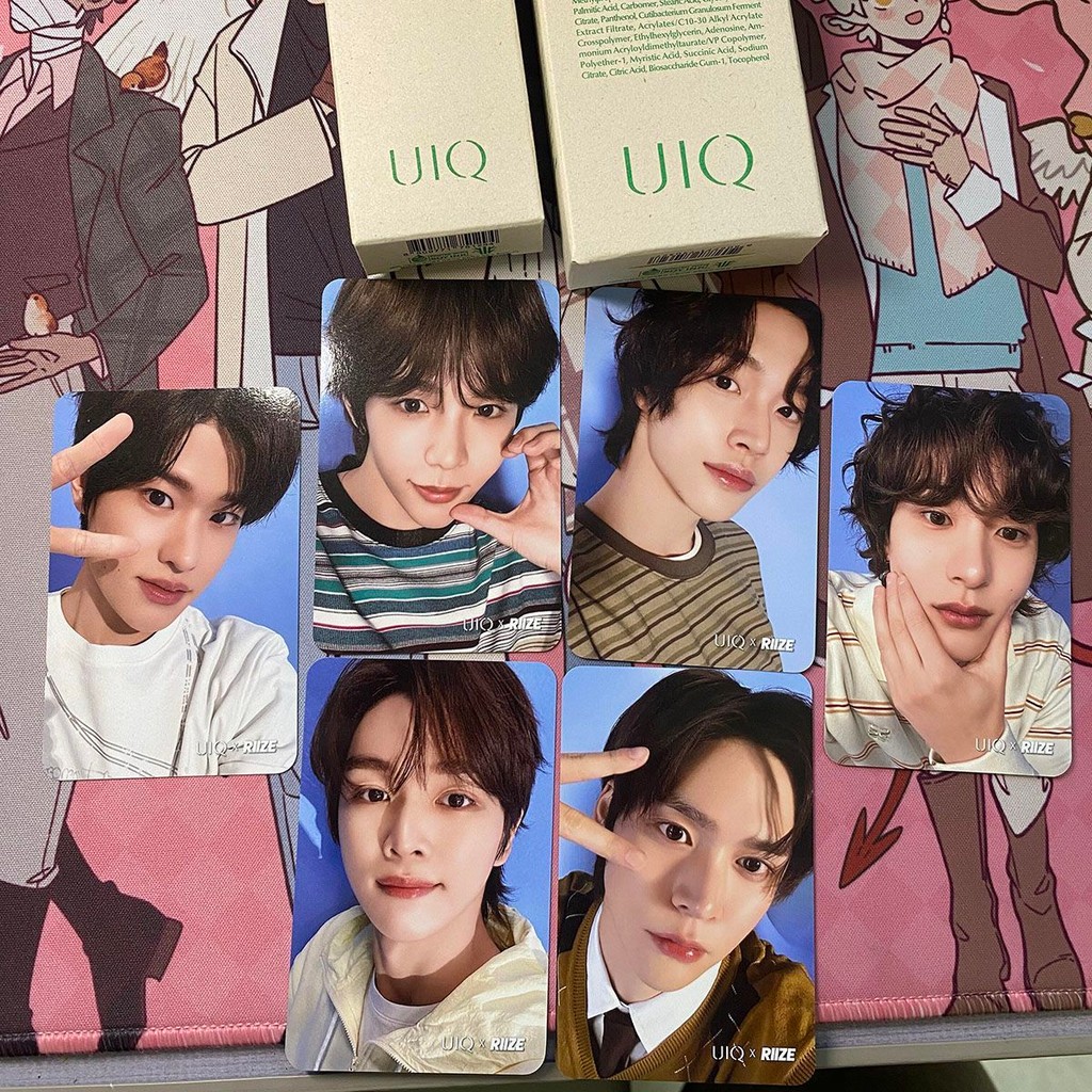 R RIZE ดึงเก้าอี้ UIQ UIQ Lip Glaze สินค้า Photocard Kakao talk Card ANTON Photocard RIZE ดึงเก้าอี้