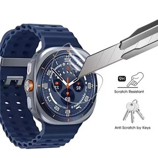 ฟิล์มกันรอย Samsung Galaxy Watch 9/8/8 Classic/Ultra 2025 40 มม.44 มม.ฟิล์มนาฬิกาอัจฉริยะ ป้องกันหน้าจอ 9H กระจกนิรภัย