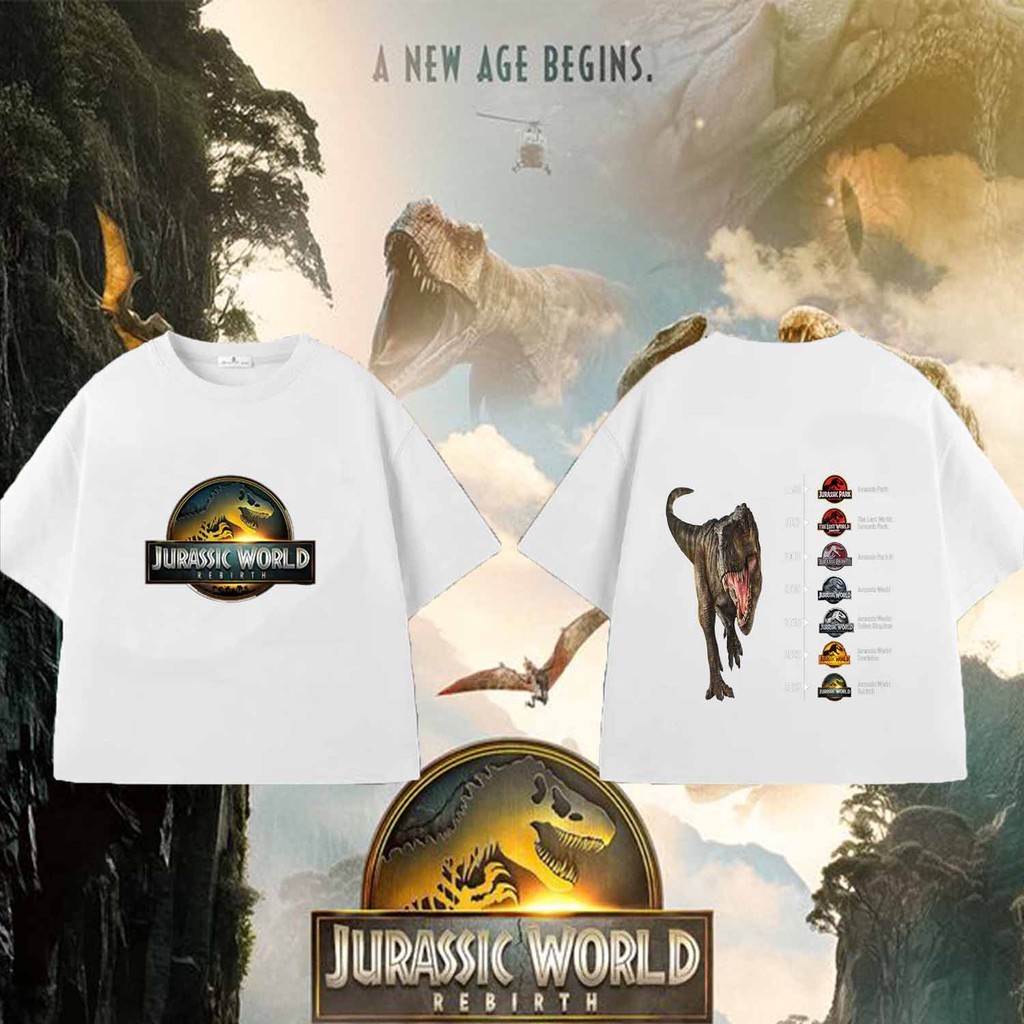 Dino Explorer Tee | Inspired by Jurassic World Rebirth | เสื้อยืดเด็กนักสำรวจไดโนเสาร์ ยุคใหม่แห่งการผจญภัย