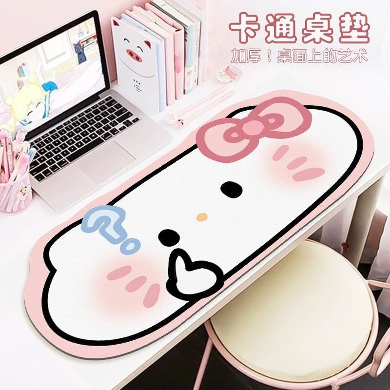 การ์ตูนการ์ตูนเสื่อโต๊ะโต๊ะคอมพิวเตอร์ Full Shop Hello Kitty คีย์บอร์ดเมาส์โคลนไดอะตอมตารางการศึกษา 
