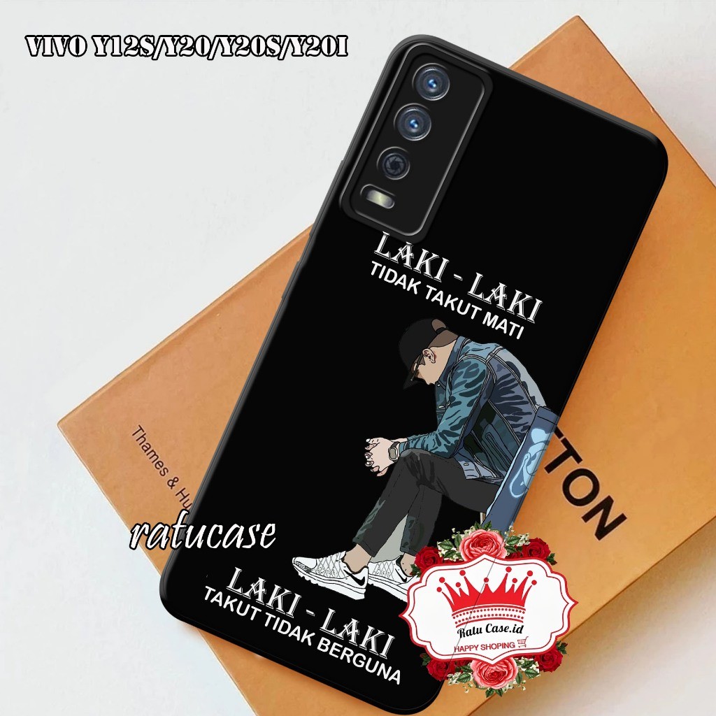 Vivo Y12S/Y20/Y20S Softcase with 2 Aesthetic Words - Cool Motif Case - เคสล่าสุด - เคสสวยๆ - เคสกล้อ