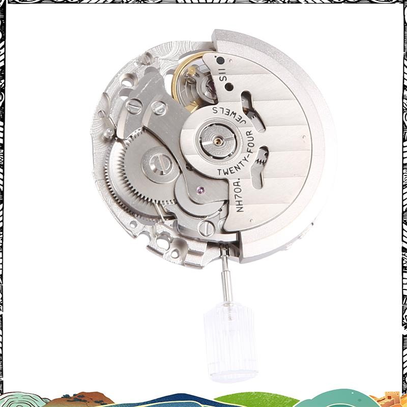 Super Japan NH70/NH70A นาฬิกาอัตโนมัติกลวง 21600 BPH 24 Jewels ความแม่นยําสูง Fit สําหรับนาฬิกากลไก