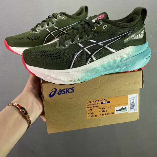 Asics Gel Kayano 31 รองเท้าวิ่งผู้ชายและผู้หญิง E7RZ