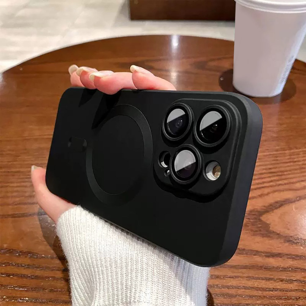 เคสโทรศัพท์แบบด้านแม่เหล็กfor samsung A07 A56 A16 A55 A05S A54 A36 A35 A26 S23FE S26Ultra S25พร้อมฟิล์มป้องกันเลนส์-CXK - รูปที่ 2