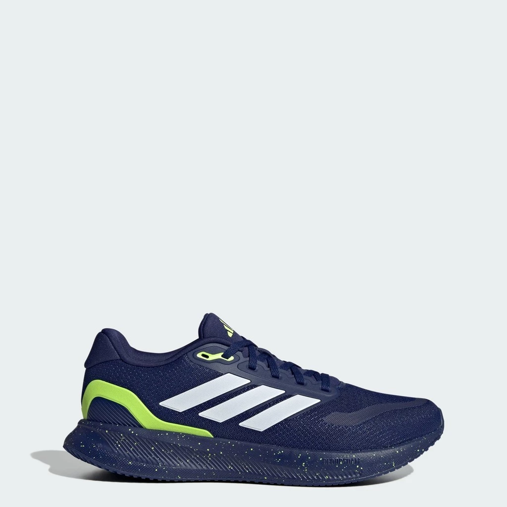adidas วิ่ง รองเท้าวิ่ง Runfalcon 5 ผู้ชาย สีน้ำเงิน JR5521