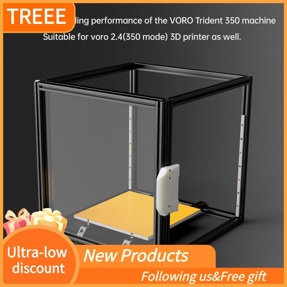 treee clicky clack fridges ประตู 3d เครื่องพิมพ์ชิ้นส่วนอุปกรณ์เสริมที่เข้ากันได้กับ 350 มม. Voro Tr