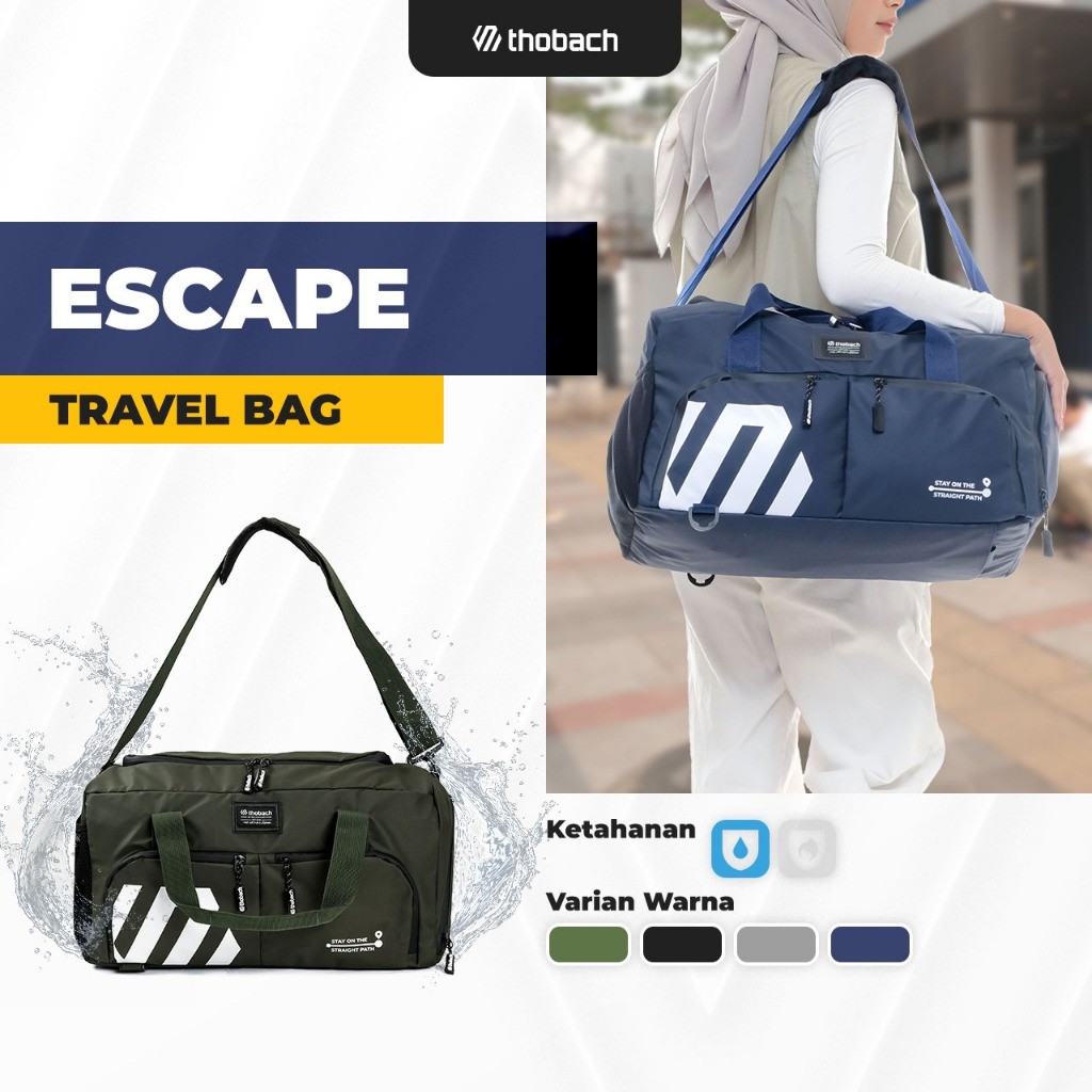 BERGU_IDTHOBACH - กระเป๋าเดินทางผู้ชาย GYM BAG HOMECOMING BAG HOMECOMING BAG MENS OUTDOOR ESCAPE SPO