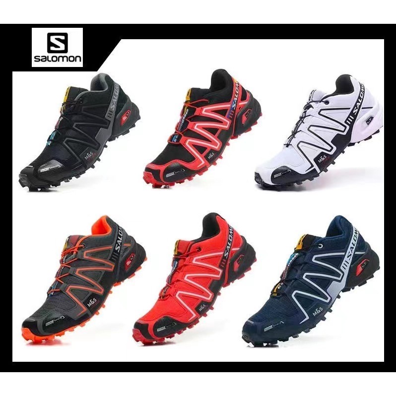 สิ่งที่ดี!รองเท้ากีฬาผู้ชายรองเท้าเดินป่า Solomon Trekking รองเท้าผ้าใบสําหรับผู้ชาย