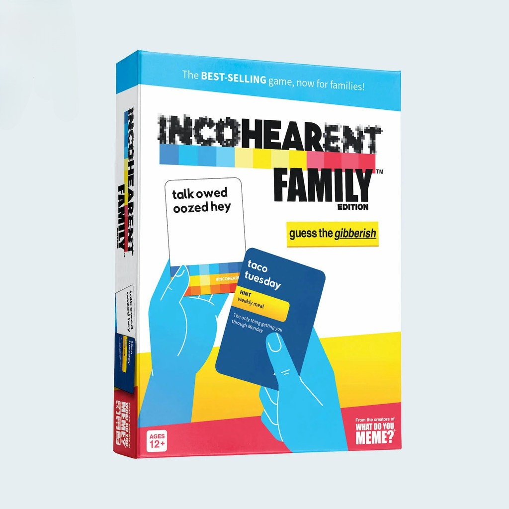 WHAT DO YOU MEME? Incohearent Family Edition — Kids Games for Kids 12+, Party Games and Board Games