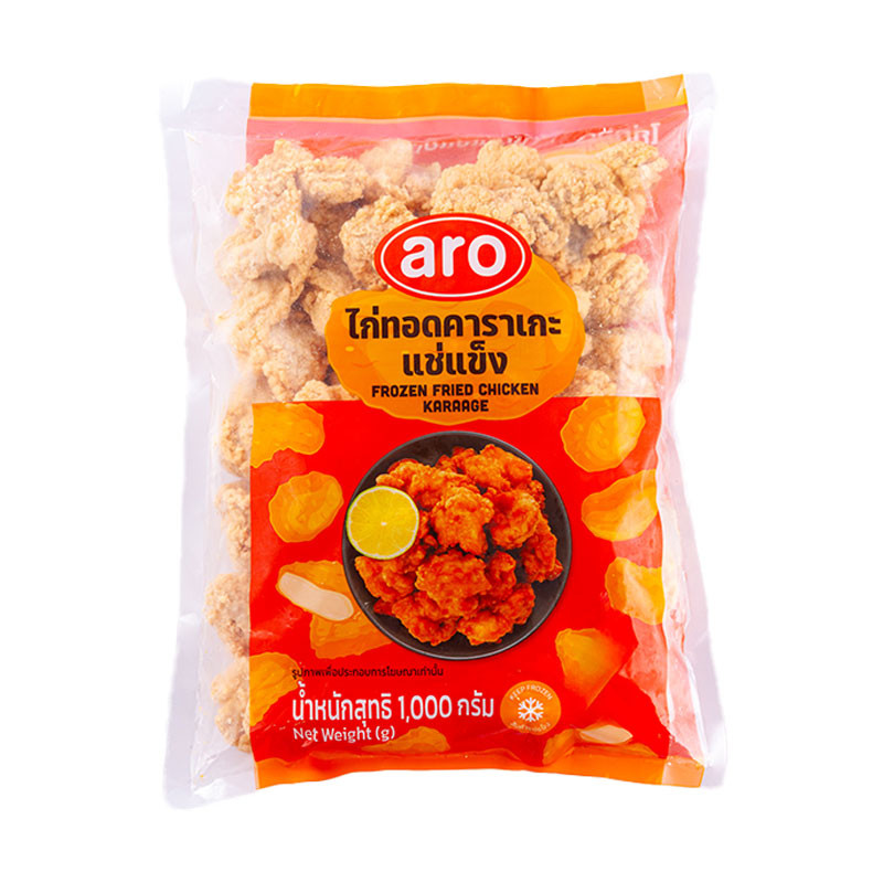 เอโร่ ไก่ทอดคาราเกะแช่แข็ง 1 กก. (ARO Frozen Fried Chicken Karaage 1 kg)