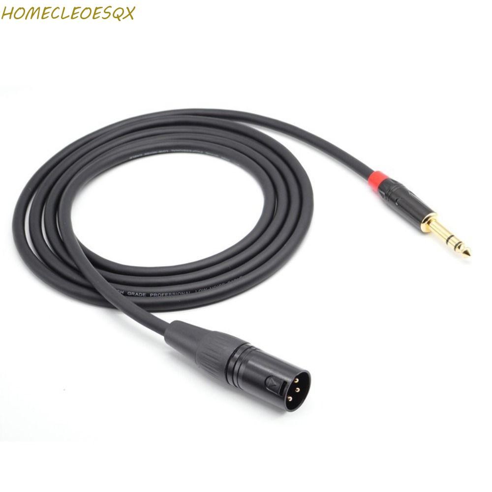 HOMECLEEOESQX XLR Cable Aux Line, Mame To Male/Female 6.5mm Audio Jack 6.5 Balanced Microphone Cable