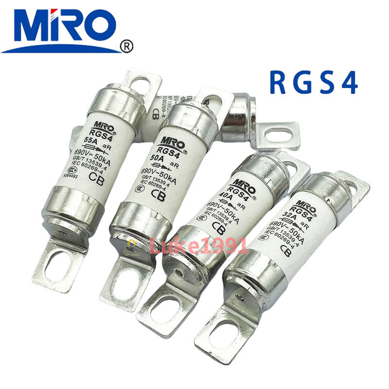 MIRO RGS4 660gh 50A 55A 63A 70A 75A 80A 85A 90A 100A 110A Fast ฟิวส์ยี่ห้อใหม่ 690V