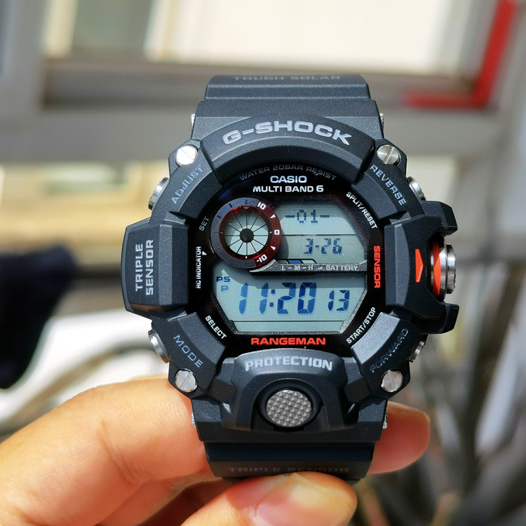 CASIO CASIO G-SHOCK Catman GW-9400J/BJ/Radio Wave Light-Drive Watch SHOCK-Resistant อุณหภูมินิวเมติก