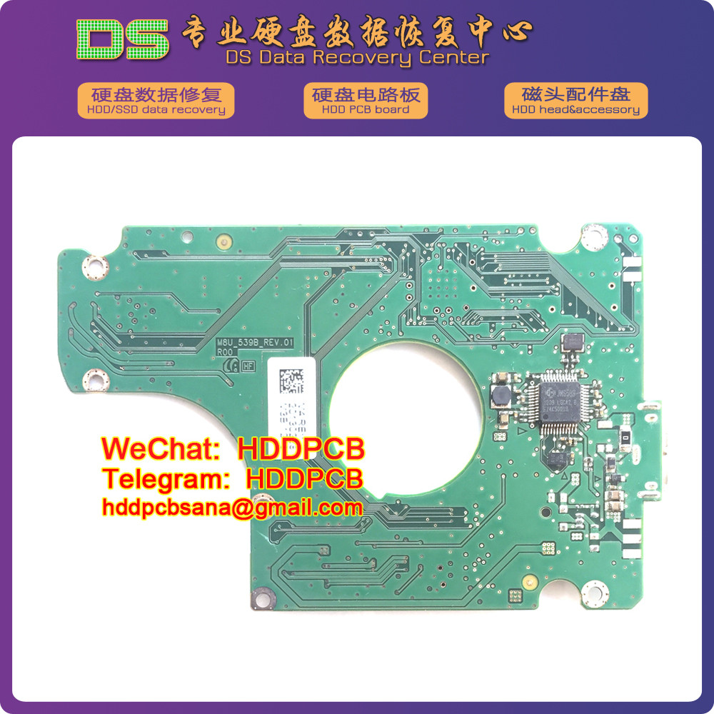 Samsung USB3.0 Mobile Hard Disk Circuit Board PCB BF41-00373A M8U _ 539B _ REV.01 R00