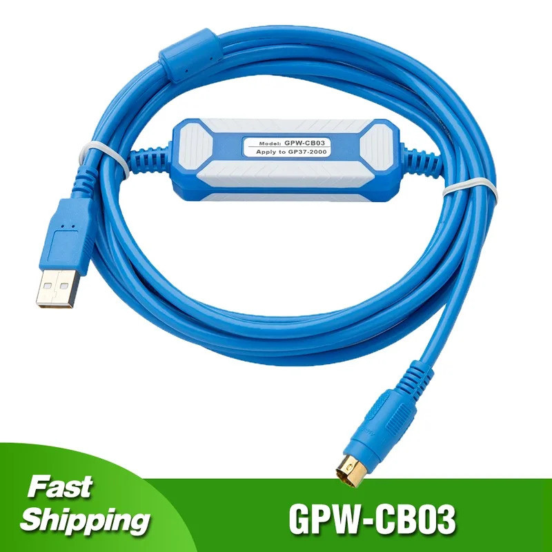 GPW-CB03 สําหรับ GP Profes Proface PLC การเขียนโปรแกรมสาย HMI หน้าจอสัมผัสสายข้อมูล USB-GPW-CB03 GPW
