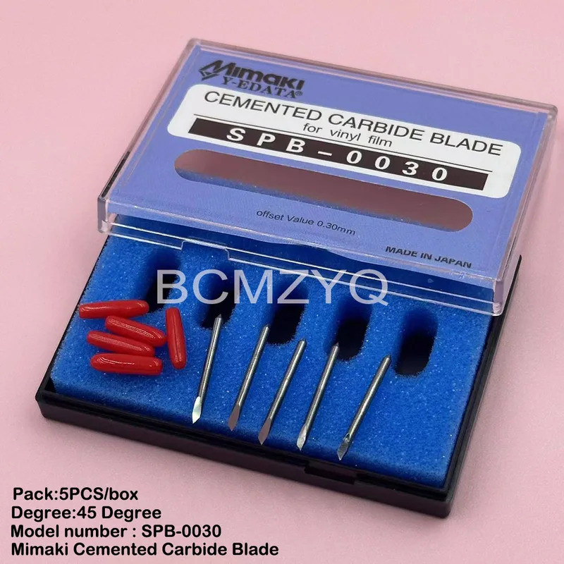 5PCS Mimaki ตัด 45 องศา SPB-0030 ซีเมนต์คาร์ไบด์สําหรับ Mimaki CJV-150 CJV-30 CJV300 CG-60 CG-75 CG-