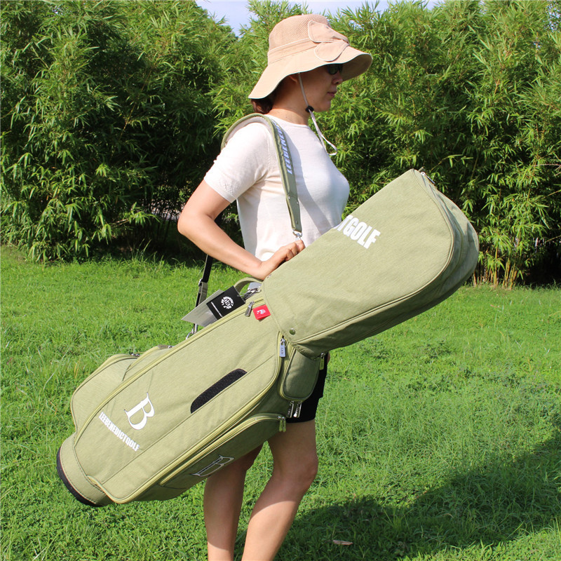 LEEP กอล์ฟแบ็ก สีน้ำเงิน สำหรับทั้งชายและหญิง เบาและป้องกันน้ำได้