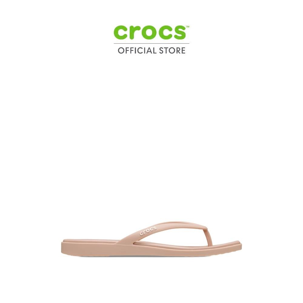 CROCS รองเท้าแตะผู้หญิง MIAMI FLIP รุ่น 211435-7AF - PINK CARAMEL