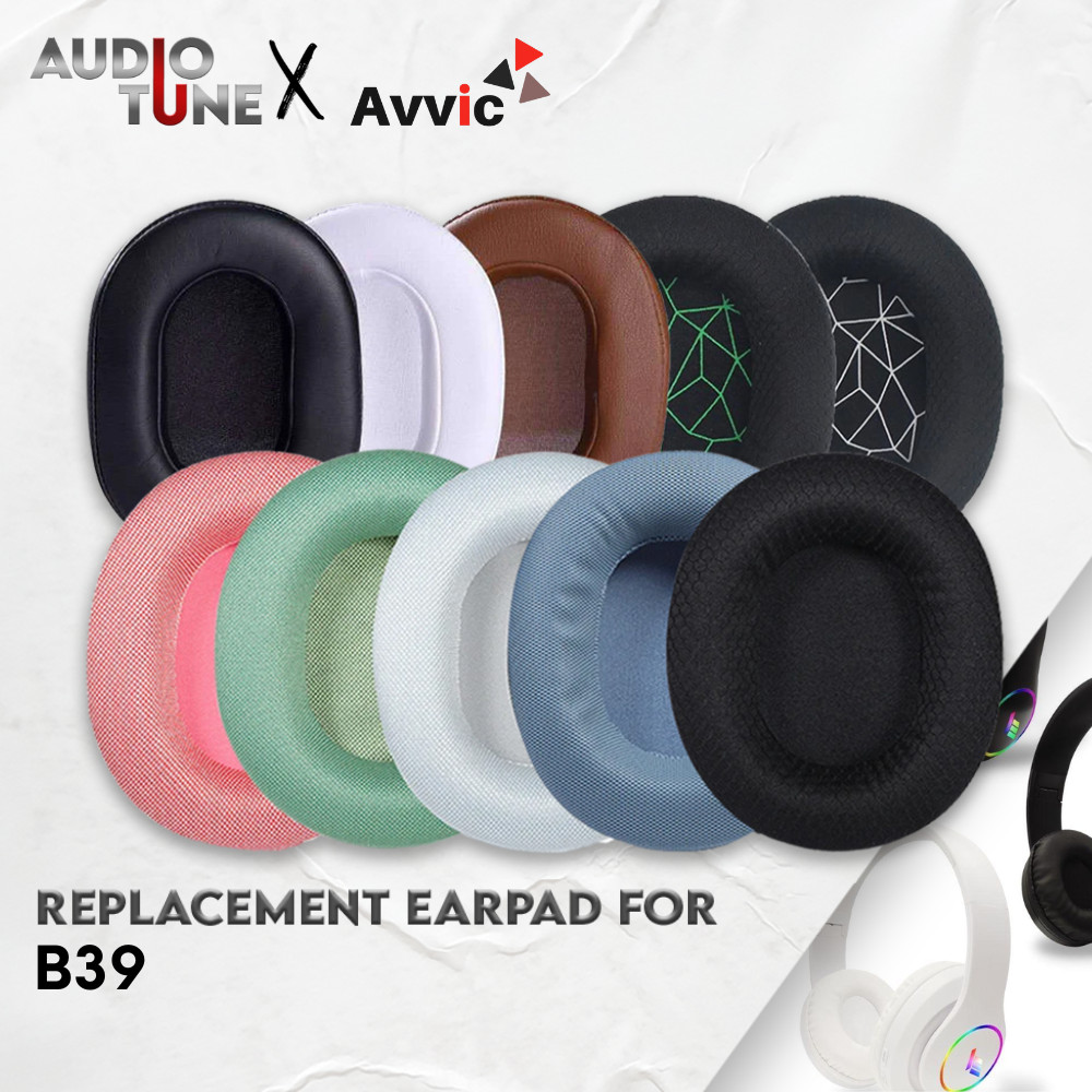 แผ่นรองหูฟัง Earcup Earcushion Avvic B39 B-39 B 39 แผ่นโฟมโฟม