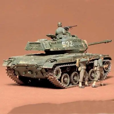 World War II American M41 Bulldog light tank ประกอบของเล่นโมเดล
