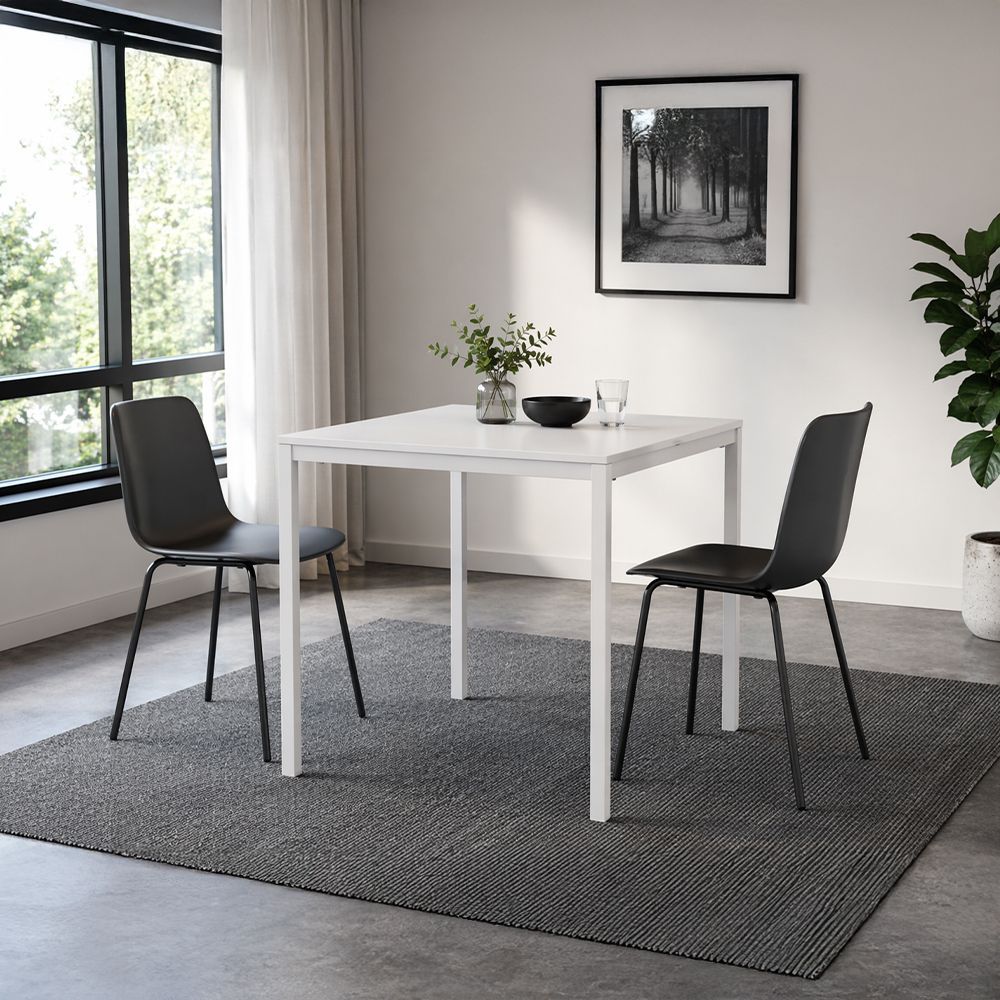 INDEX LIVING MALL โต๊ะอาหาร รุ่นเดเนียล ขนาด 120 x 75 x 75 ซม. - สีขาว