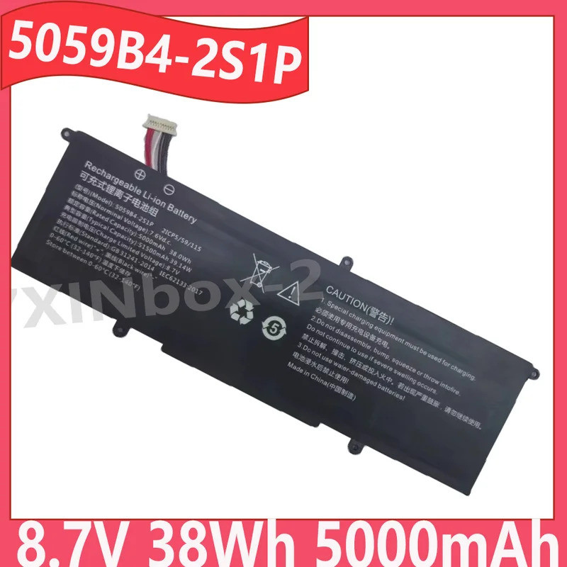 5059B4-2S1P 8.7 V 38Wh 5000mAh แบตเตอรี่แล็ปท็อปสําหรับ Chuwi สําหรับ FreeBook 13.5 CWI557 2ICP5/59/