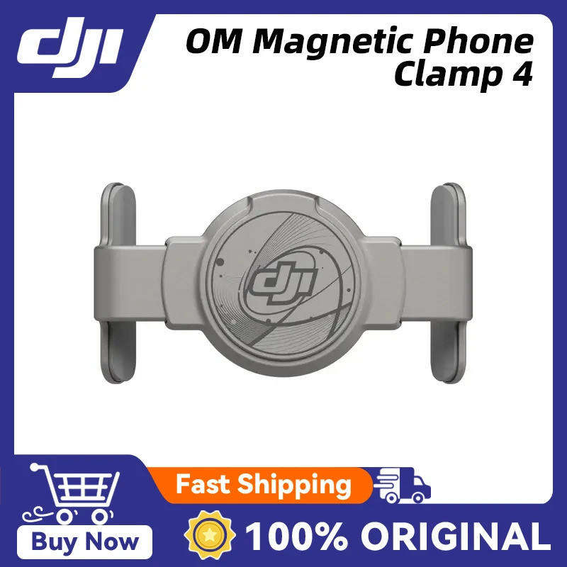 DJI OM Magnetic Phone Clamp 4 สําหรับ DJI Osmo Mobile 7P / OM 7 / OM 6 อุปกรณ์เสริมต้นฉบับใหม่ในสต็อ