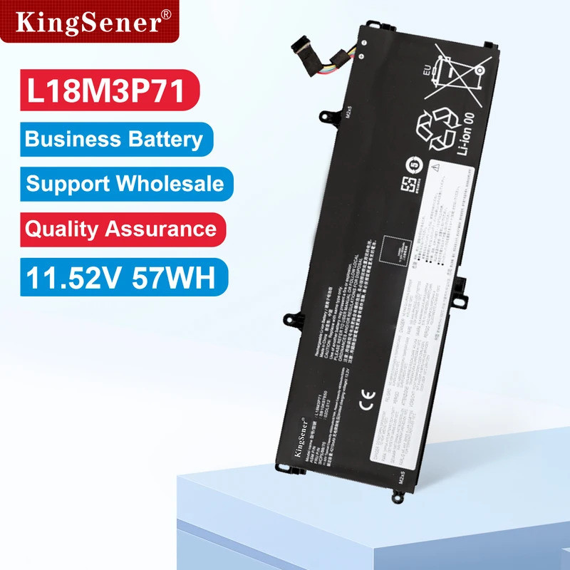 KingSener L18M3P71 แบตเตอรี่สําหรับ Lenovo ThinkPad T590 P53S ThinkPad T15 P15s Gen 1 2 Series L18L3