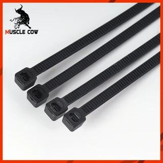 (แพค100เส้น)4นิ้ว-16นิ้ว เคเบิ้ลไทร์ Cable Tie หนวดกุ้ง ไนล่อนPA66 เกรด A+ สีขาว/ดำ สายรัดพลาสติก