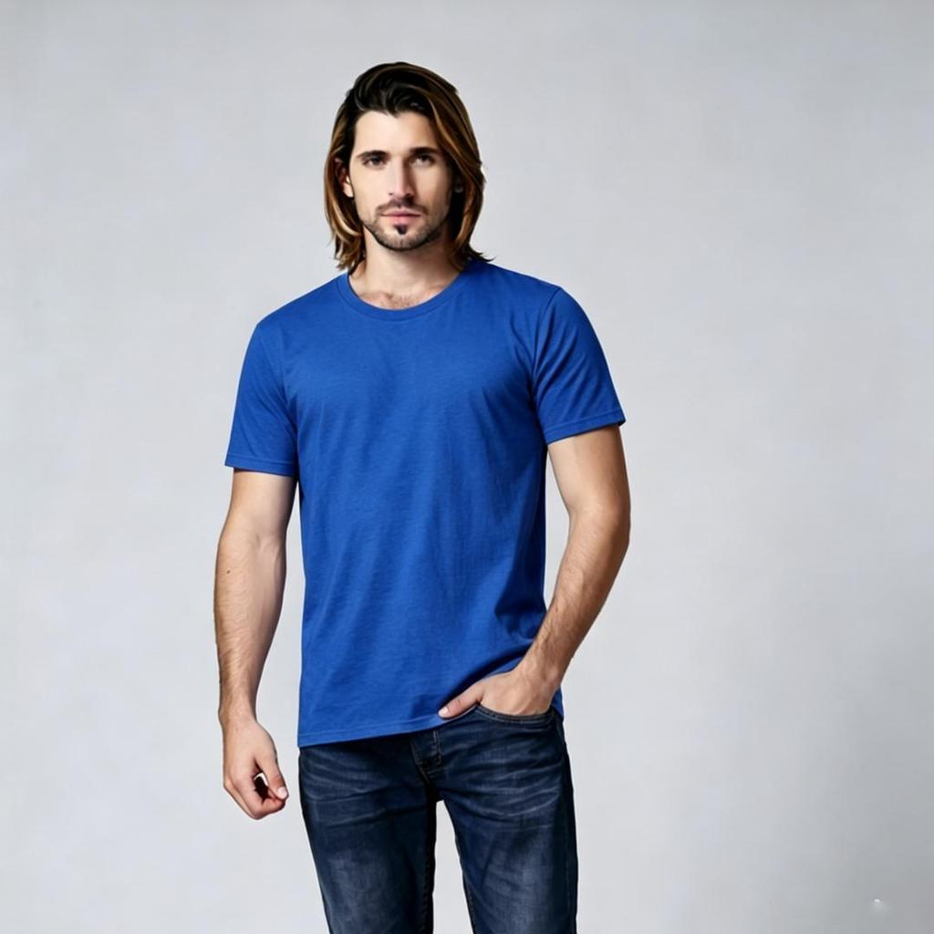 เสืื้อยืดมาใหม่ ของใหม่ ผ้ายืดใส่สบายมี7สี6ไซส์ รูปที่ 8