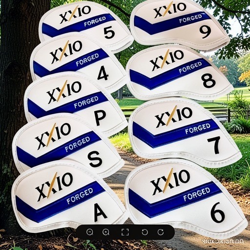 Xxio Branded Golf Club Iron Headcover (4,5,6,7,8,9,P,A,S)  Design Golf Club Head Protection Cover Sp